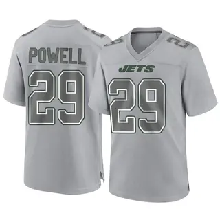 New York Jets Men's Bilal Powell Game Atmosphere Fashion Jersey - Gray