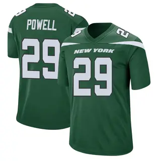 New York Jets Men's Bilal Powell Game Gotham Jersey - Green