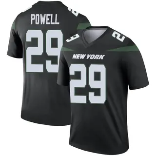New York Jets Men's Bilal Powell Legend Stealth Color Rush Jersey - Black