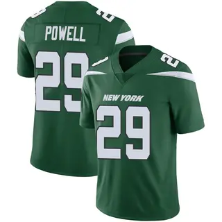 New York Jets Men's Bilal Powell Limited Gotham Vapor Jersey - Green