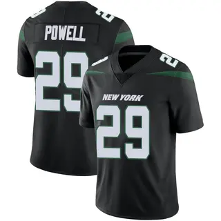 New York Jets Men's Bilal Powell Limited Stealth Vapor Jersey - Black