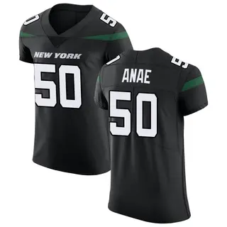 New York Jets Men's Bradlee Anae Elite Stealth Vapor Untouchable Jersey - Black