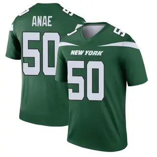 New York Jets Men's Bradlee Anae Legend Gotham Player Jersey - Green