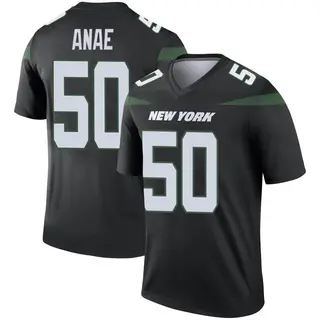 New York Jets Men's Bradlee Anae Legend Stealth Color Rush Jersey - Black