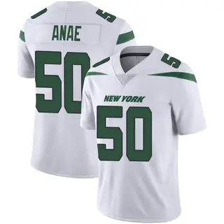New York Jets Men's Bradlee Anae Limited Spotlight Vapor Jersey - White
