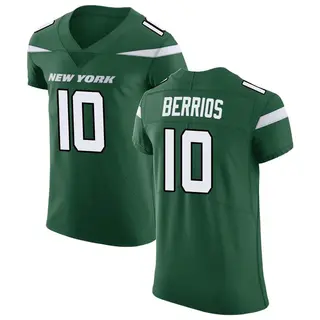 New York Jets Men's Braxton Berrios Elite Gotham Vapor Untouchable Jersey - Green
