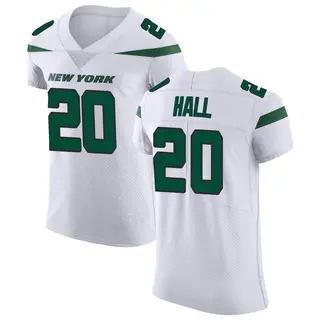 New York Jets Men's Breece Hall Elite Spotlight Vapor Untouchable Jersey - White