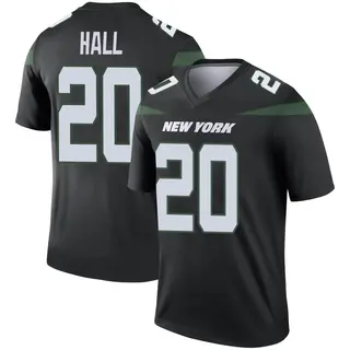 New York Jets Men's Breece Hall Legend Stealth Color Rush Jersey - Black