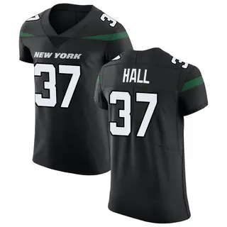 New York Jets Men's Bryce Hall Elite Stealth Vapor Untouchable Jersey - Black