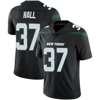 New York Jets Men's Bryce Hall Limited Stealth Vapor Jersey - Black