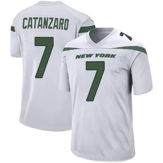 New York Jets Men's Chandler Catanzaro Game Spotlight Jersey - White
