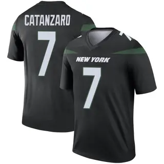 New York Jets Men's Chandler Catanzaro Legend Stealth Color Rush Jersey - Black
