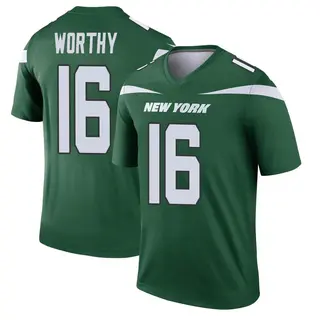 New York Jets Men's Chandler Worthy Legend Gotham Player Jersey - Green