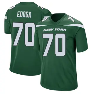 New York Jets Men's Chuma Edoga Game Gotham Jersey - Green