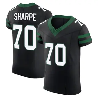 New York Jets Men's David Sharpe Elite Legacy Alternate Vapor F.U.S.E. Jersey - Black
