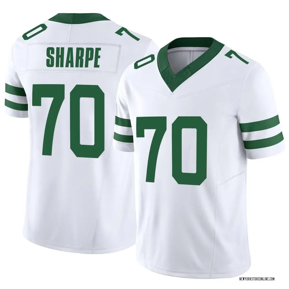 New York Jets Men's David Sharpe Limited Legacy Vapor F.U.S.E. Jersey - White
