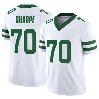 New York Jets Men's David Sharpe Limited Legacy Vapor F.U.S.E. Jersey - White