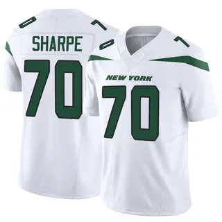 New York Jets Men's David Sharpe Limited Vapor F.U.S.E. Jersey - White