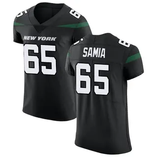 New York Jets Men's Dru Samia Elite Stealth Vapor Untouchable Jersey - Black