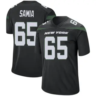 New York Jets Men's Dru Samia Game Stealth Jersey - Black