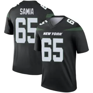 New York Jets Men's Dru Samia Legend Stealth Color Rush Jersey - Black