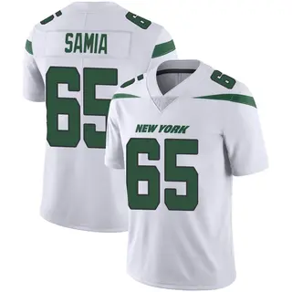 New York Jets Men's Dru Samia Limited Spotlight Vapor Jersey - White