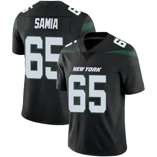 New York Jets Men's Dru Samia Limited Stealth Vapor Jersey - Black