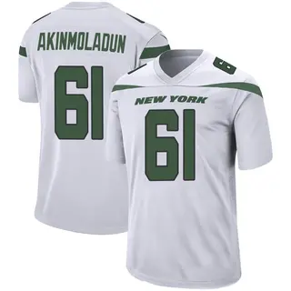 New York Jets Men's Freedom Akinmoladun Game Spotlight Jersey - White
