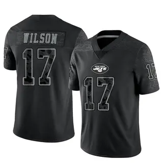 New York Jets Men's Garrett Wilson Limited Reflective Jersey - Black