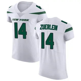 New York Jets Men's Greg Zuerlein Elite Spotlight Vapor Untouchable Jersey - White