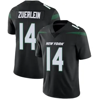New York Jets Men's Greg Zuerlein Limited Stealth Vapor Jersey - Black