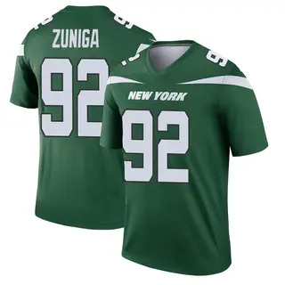 New York Jets Men's Jabari Zuniga Legend Gotham Player Jersey - Green