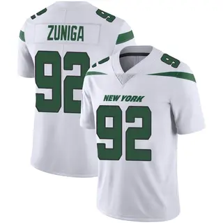 New York Jets Men's Jabari Zuniga Limited Spotlight Vapor Jersey - White