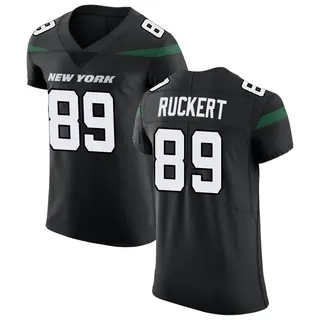New York Jets Men's Jeremy Ruckert Elite Stealth Vapor Untouchable Jersey - Black