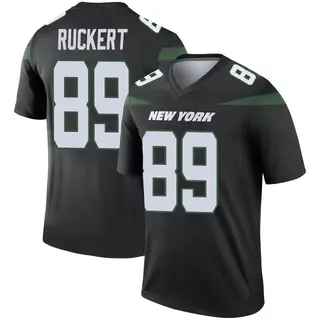 New York Jets Men's Jeremy Ruckert Legend Stealth Color Rush Jersey - Black