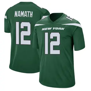New York Jets Men's Joe Namath Game Gotham Jersey - Green