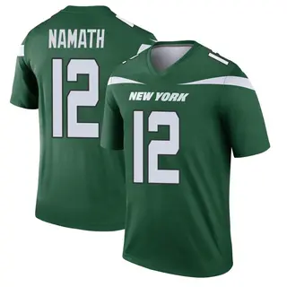 New York Jets Men's Joe Namath Legend Gotham Player Jersey - Green