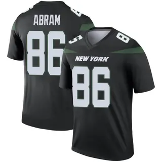 New York Jets Men's Keshunn Abram Legend Stealth Color Rush Jersey - Black