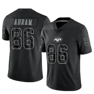 New York Jets Men's Keshunn Abram Limited Reflective Jersey - Black