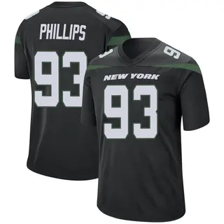 New York Jets Men's Kyle Phillips Game Stealth Jersey - Black