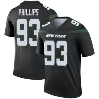 New York Jets Men's Kyle Phillips Legend Stealth Color Rush Jersey - Black