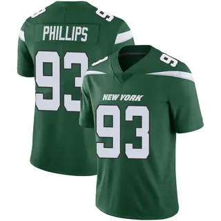 New York Jets Men's Kyle Phillips Limited Gotham Vapor Jersey - Green