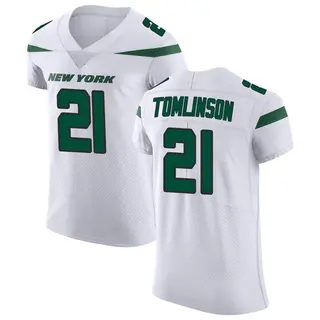 New York Jets Men's LaDainian Tomlinson Elite Spotlight Vapor Untouchable Jersey - White