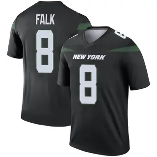 New York Jets Men's Luke Falk Legend Stealth Color Rush Jersey - Black