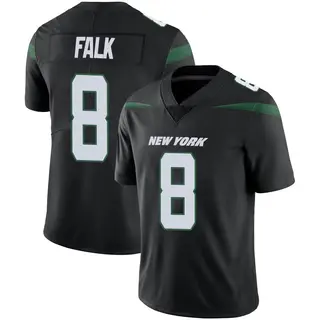 New York Jets Men's Luke Falk Limited Stealth Vapor Jersey - Black