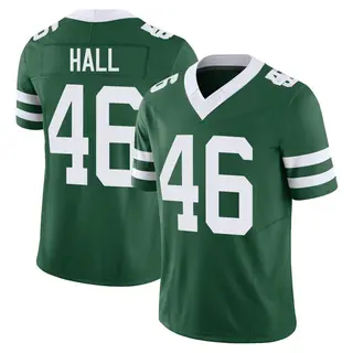 New York Jets Men's Maalik Hall Limited Legacy Vapor F.U.S.E. Jersey - Green