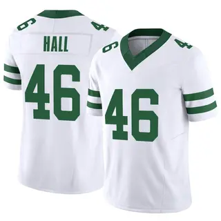 New York Jets Men's Maalik Hall Limited Legacy Vapor F.U.S.E. Jersey - White