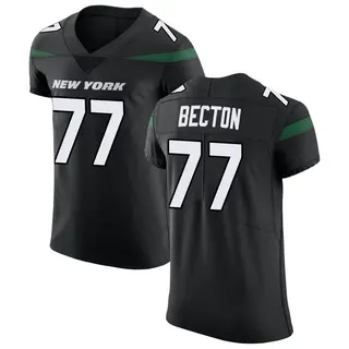 New York Jets Men's Mekhi Becton Elite Stealth Vapor Untouchable Jersey - Black