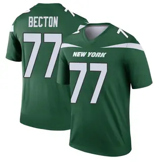 New York Jets Men's Mekhi Becton Legend Gotham Player Jersey - Green