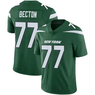 New York Jets Men's Mekhi Becton Limited Gotham Vapor Jersey - Green